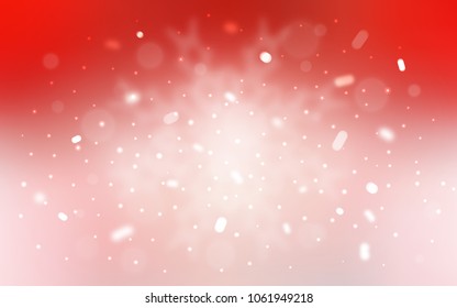 Vector cover with beautiful snowflakes. Modern geometrical abstract illustration with crystals of ice. The pattern can be used for year new  websites.
