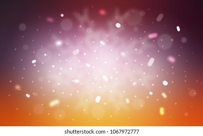Vector cover with beautiful snowflakes. Modern geometrical abstract illustration with crystals of ice. New year design for your business advert.