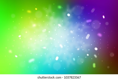 Vector cover with beautiful snowflakes. Shining colored illustration with snow in christmas style. The template can be used as a new year background.