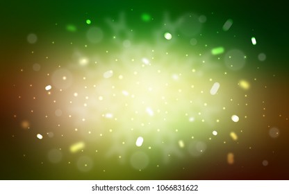 Vector cover with beautiful snowflakes. Shining colored illustration with snow in christmas style. The pattern can be used for new year leaflets.