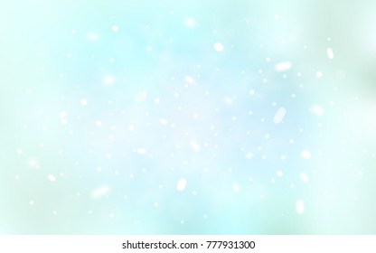 Vector cover with beautiful snowflakes. Shining colored illustration with snow in christmas style. The pattern can be used for year new  websites.