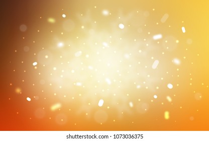 Vector cover with beautiful snowflakes. Snow on blurred abstract background with gradient. The pattern can be used for new year leaflets.