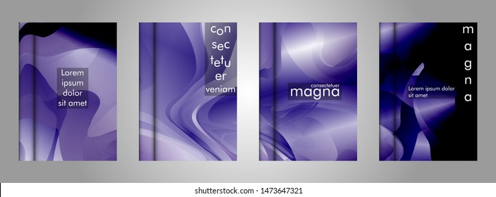 vector cover book collection. liquid background composition. suitable for your background design