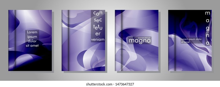vector cover book collection. liquid background composition. suitable for your background design