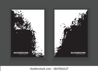 Vector cover book,flyer grunge brush texture background.