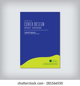 Vector, Cover design with colorful or abstract background design.