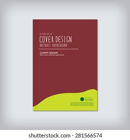 Vector, Cover design with colorful or abstract background design.