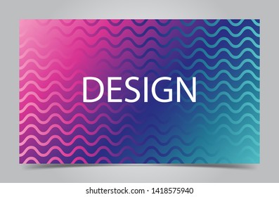 Vector cover design geometric background template
