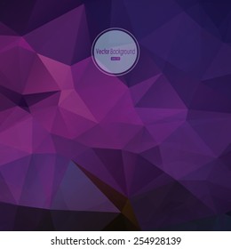 Vector cover design, multicolored abstract polygonal geometric background eps10