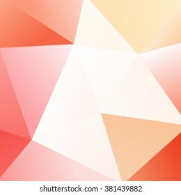 Vector cover design with polygons and colorful lowpoly elements