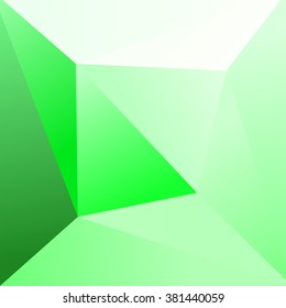 Vector cover design with polygons and colorful lowpoly elements