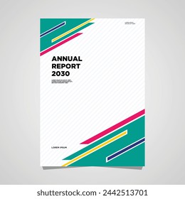 Vector Cover design template corporate business annual report