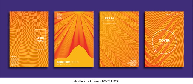 Vector cover designs. Future Poster template. Smartphone modern background set.