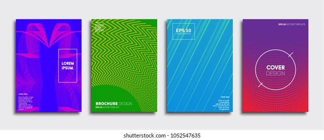 Vector cover designs. Future Poster template. Smartphone modern background set.