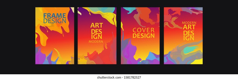 Vector cover for text. Abstract background with gradient color. Applicable for design cover, presentation, invitation, flyer, annual report, poster and business card, desing packaging