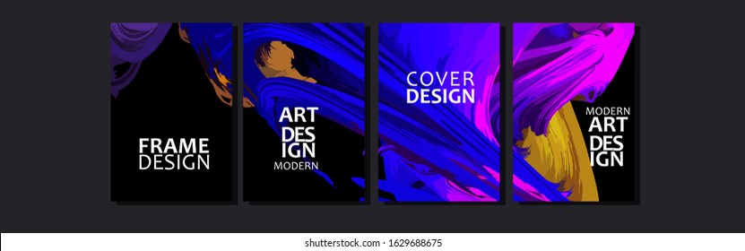 Vector cover for text. Abstract colorful fluid background with gradient color. Applicable for design cover, presentation, invitation, flyer, annual report, poster and business card, desing packaging