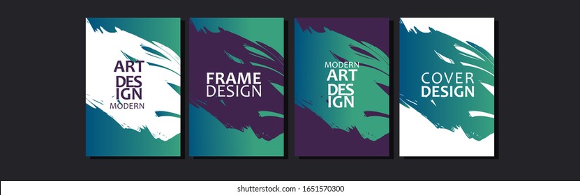 Tapa vectorial para texto. Fondo del fluido abstracto de color con color degradado. Aplicable a la cubierta de diseño, presentación, invitación, volante, informe anual, cartel y tarjeta de presentación, diseño y embalaje