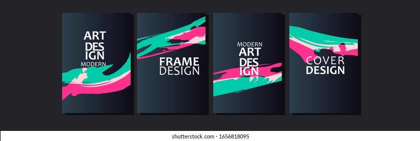 Tapa vectorial para texto. Fondo del fluido abstracto de color con color degradado. Aplicable a la cubierta de diseño, presentación, invitación, volante, informe anual, cartel y tarjeta de presentación, diseño y embalaje