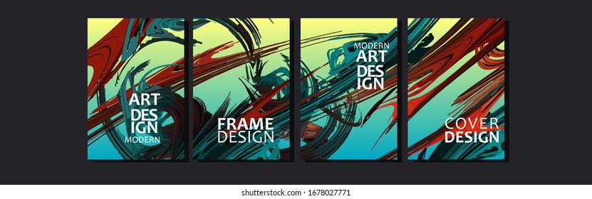 Vector cover for text. Abstract colorful fluid linebackground . Applicable for design cover, presentation, invitation, flyer, annual report, poster and business card, design packaging