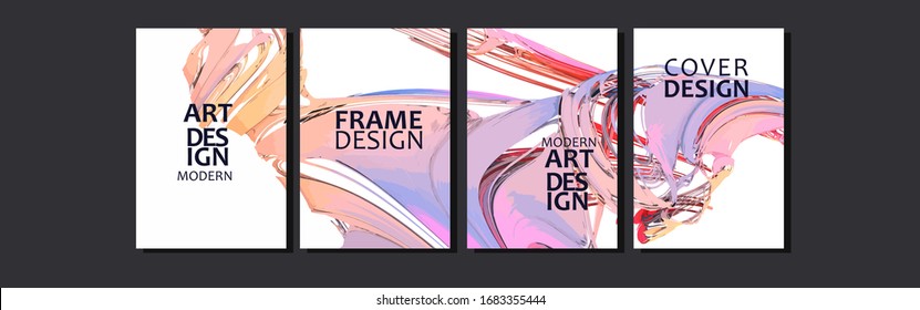 Vector cover for text. Abstract colorful fluid line background . Applicable for design cover, presentation, invitation, flyer, annual report, poster and business card, design packaging