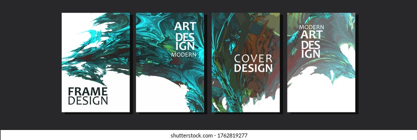 Vector cover for text. Abstract colorful fluid line background . Applicable for design cover, presentation, invitation, flyer, annual report, poster and business card, design packagin