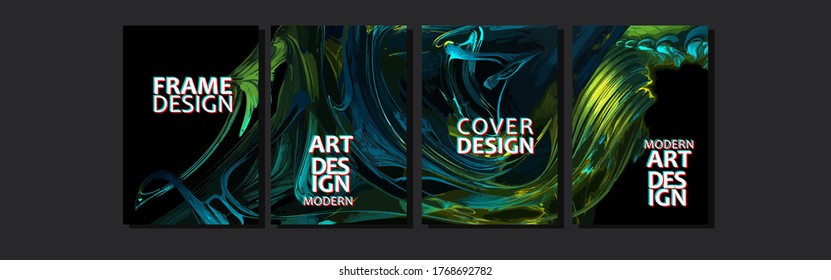 Vector cover for text. Abstract colorful fluid line background. Applicable for design cover, presentation, invitation, flyer, annual report, poster and business card, design packagin
