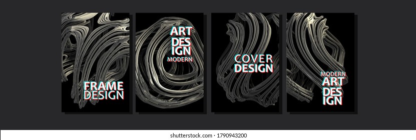 Vector cover for text. Abstract colorful fluid line background. Applicable for design cover, presentation, invitation, flyer, annual report, poster and business card, design packagin