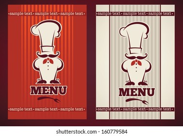 vector cover for your restaurant  and cafe menu