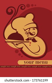 vector cover for your restaurant and cafe menu
