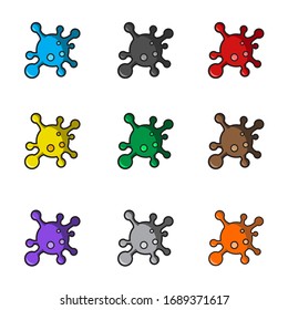 Vector of Covid 19 virus - Coronavirus - Virology Concept