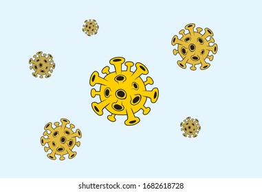 Vector of covid-19 coronavirus design eps format.