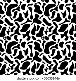 Vector cow abstract seamless background pattern. Vector illustration
