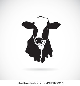 Vector of cow design on white background. Vector illustration. Farm Animals.