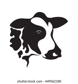 Vector of cow design on white background. Vector cow for your design.