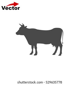 vector cow icon