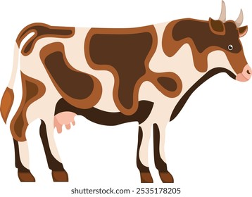 vector, cow, icon, silhouette, black, illustrator