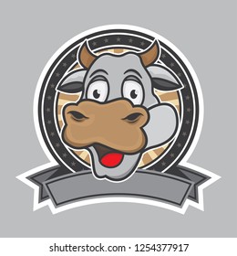 vector cow logo design, vector EPS 10