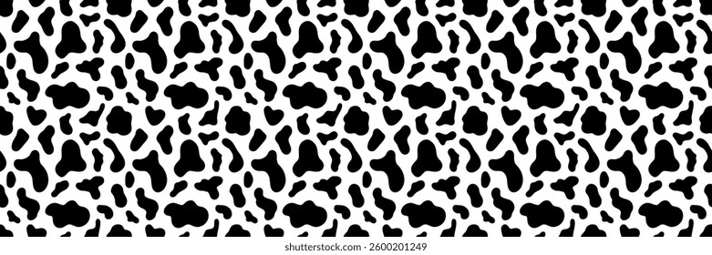 Vector cow seamless pattern. Illustration for milk farm production, covers, print for clothes, posters, cards, banners etc.