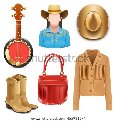 Vector Cowboy Female Accessories