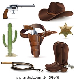 Vector Cowboy Icons