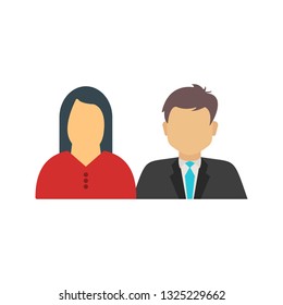 Vector Co-Workers Icon