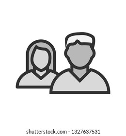 Vector Co-Workers Icon