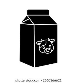  vector cow's milk icon white on background