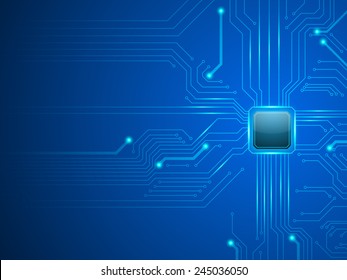 vector cpu computer technology, electronic concept.