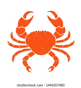 Vector crab (cancer) original design. Vector illustration