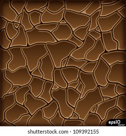 Vector cracked background