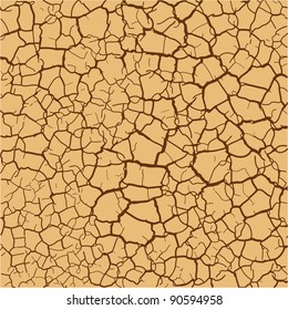 Vector Cracked Earth Texture