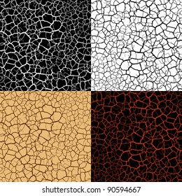 Vector cracked set texture