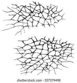 Vector Cracked Texture. Distress Texture . Grunge Texture . Dirt Background