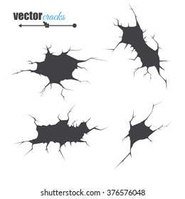 Vector cracks. Set